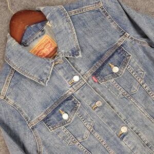 Levi Strauss & Co Denim Jacket Classic Blue Wash Size L